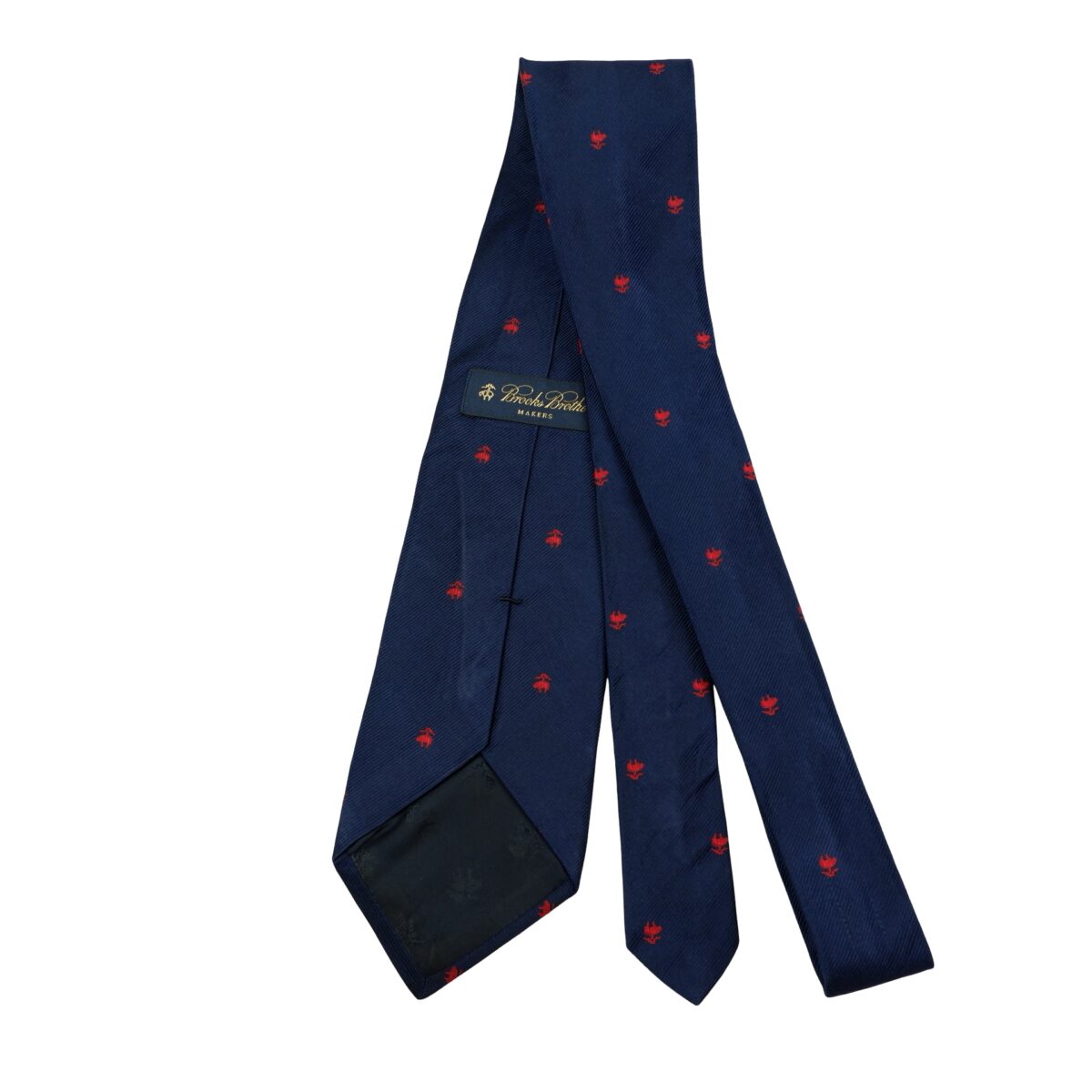 Brooks Brothers Tie Silk Dark Navy USA (US Import Tax Included) | mesabb clothing Brooks Brothers Tie Silk Dark Navy USA (US Import Tax Included) มุมที่ 7