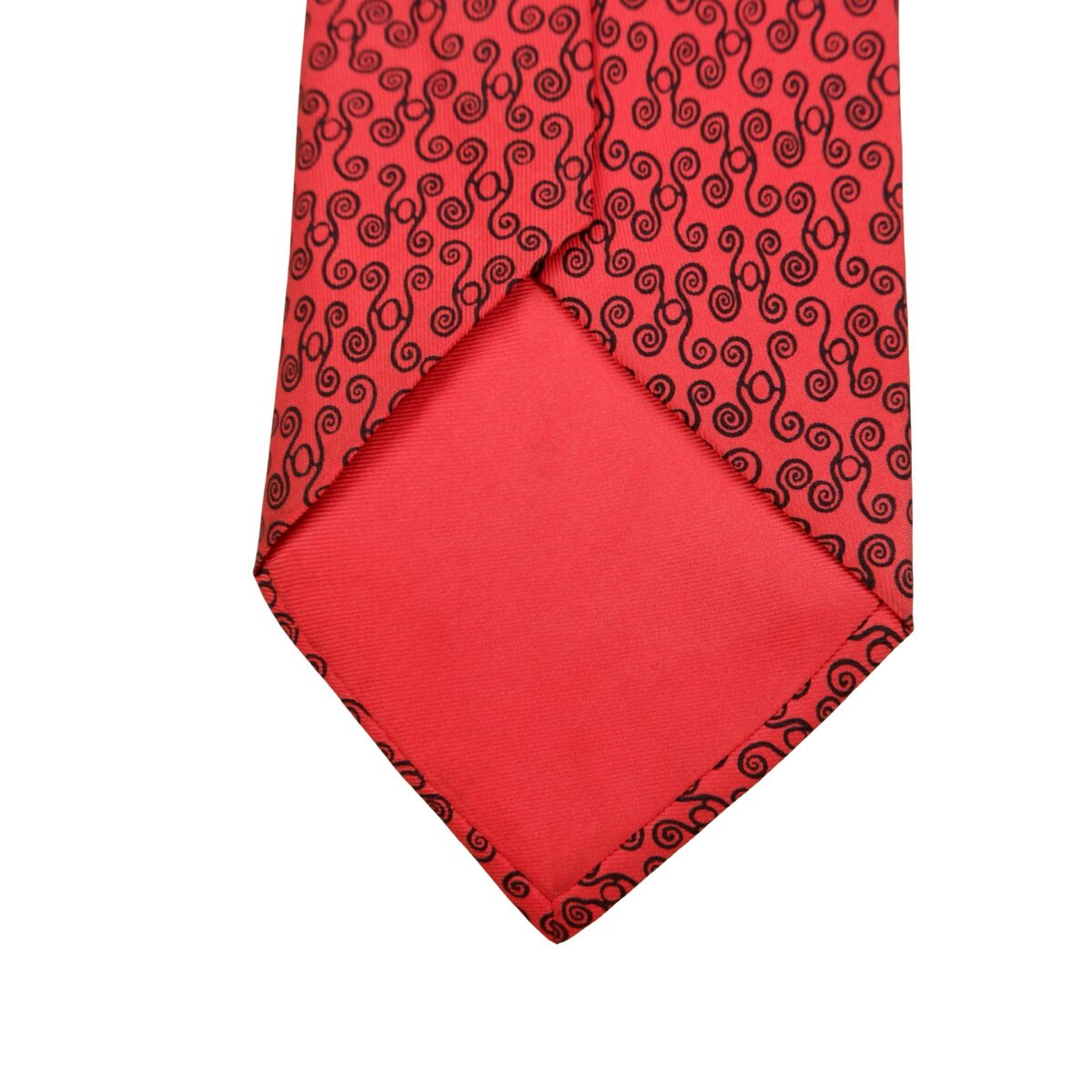 Hermes Tie Silk Red Geometric (US Import Tax Included) | mesabb clothing Hermes Tie Silk Red Geometric (US Import Tax Included) มุมที่ 8