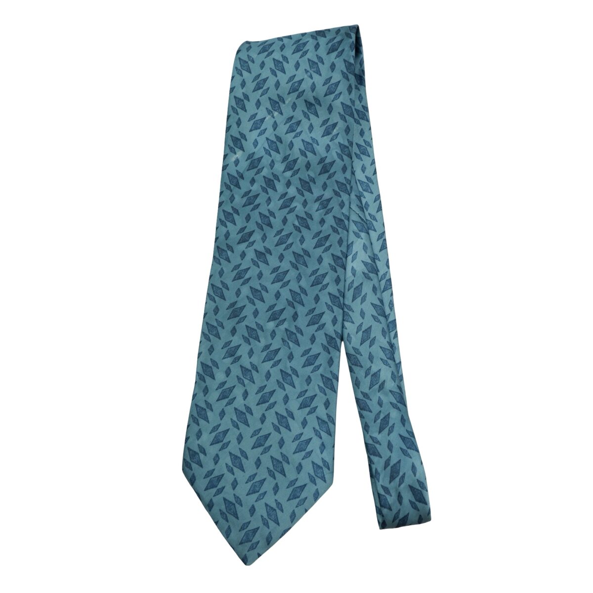a16500 5 Armani Collezioni Tie PE Light Blue Geometric Italy (US Import Tax Included) มุมที่ 5