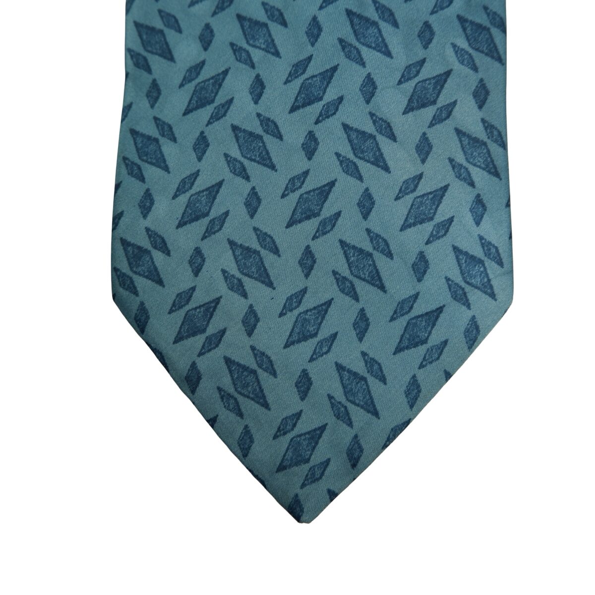 a16500 6 Armani Collezioni Tie PE Light Blue Geometric Italy (US Import Tax Included) มุมที่ 6