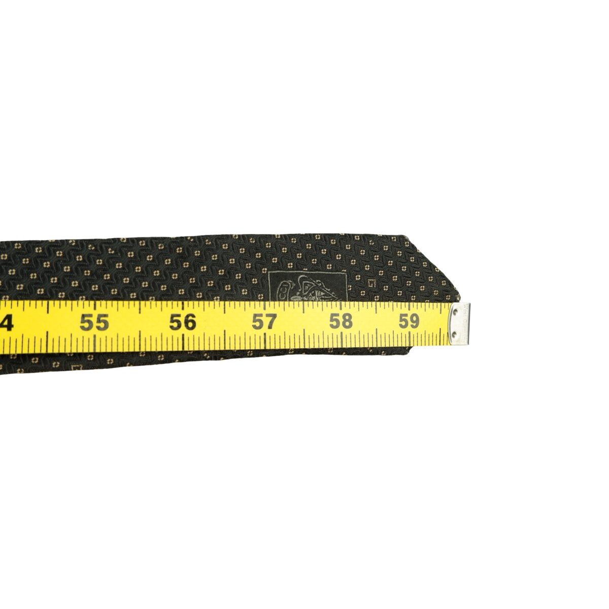 a16504 16 Gucci Tie Silk Black Dot Pattern Italy (US Import Tax Included) มุมที่ 16