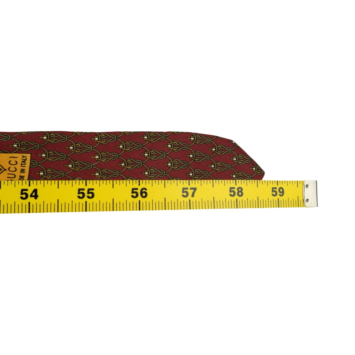 Gucci Tie Silk Brown Monogram Italy (US Import Tax Included) | mesabb clothing Gucci Tie Silk Brown Monogram Italy (US Import Tax Included) มุมที่ 12