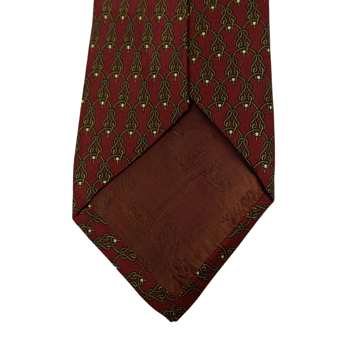 Gucci Tie Silk Brown Monogram Italy (US Import Tax Included) | mesabb clothing Gucci Tie Silk Brown Monogram Italy (US Import Tax Included) มุมที่ 8