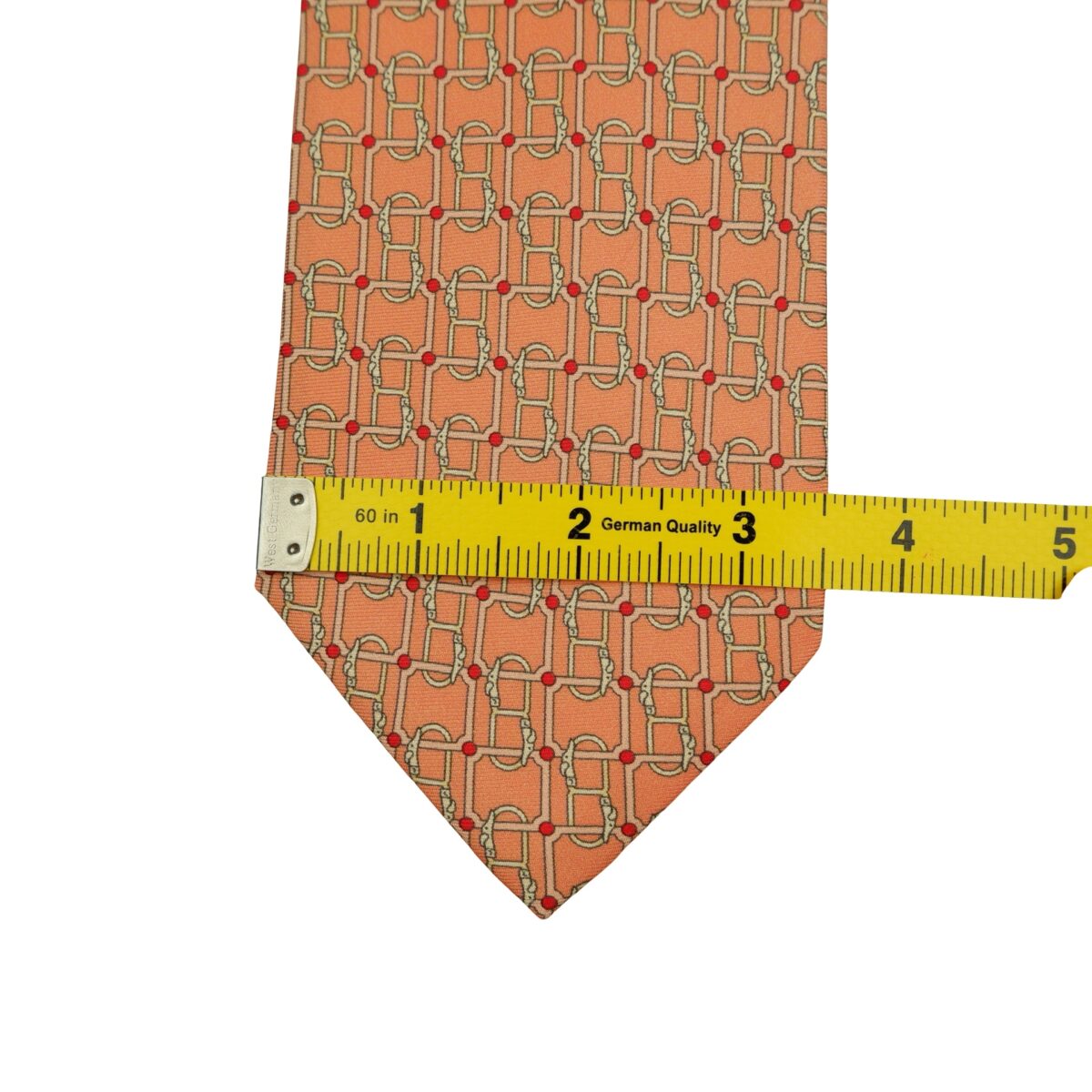 Trussardi Tie Silk Pink Monogram Italy (US Import Tax Included) | mesabb clothing Trussardi Tie Silk Pink Monogram Italy (US Import Tax Included) มุมที่ 13
