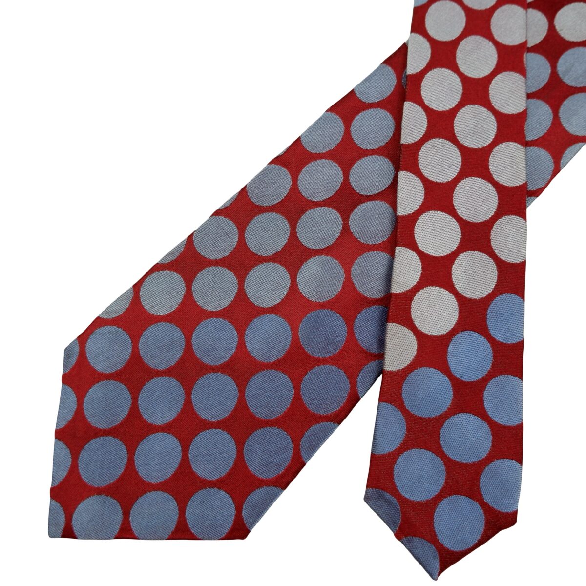 Paul Smith Tie Silk Red Dot Pattern (US Import Tax Included) | mesabb clothing Paul Smith Tie Silk Red Dot Pattern (US Import Tax Included) มุมที่ 2