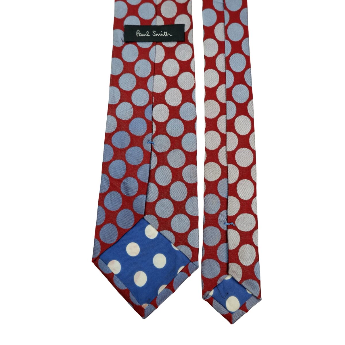 Paul Smith Tie Silk Red Dot Pattern (US Import Tax Included) | mesabb clothing Paul Smith Tie Silk Red Dot Pattern (US Import Tax Included) มุมที่ 4
