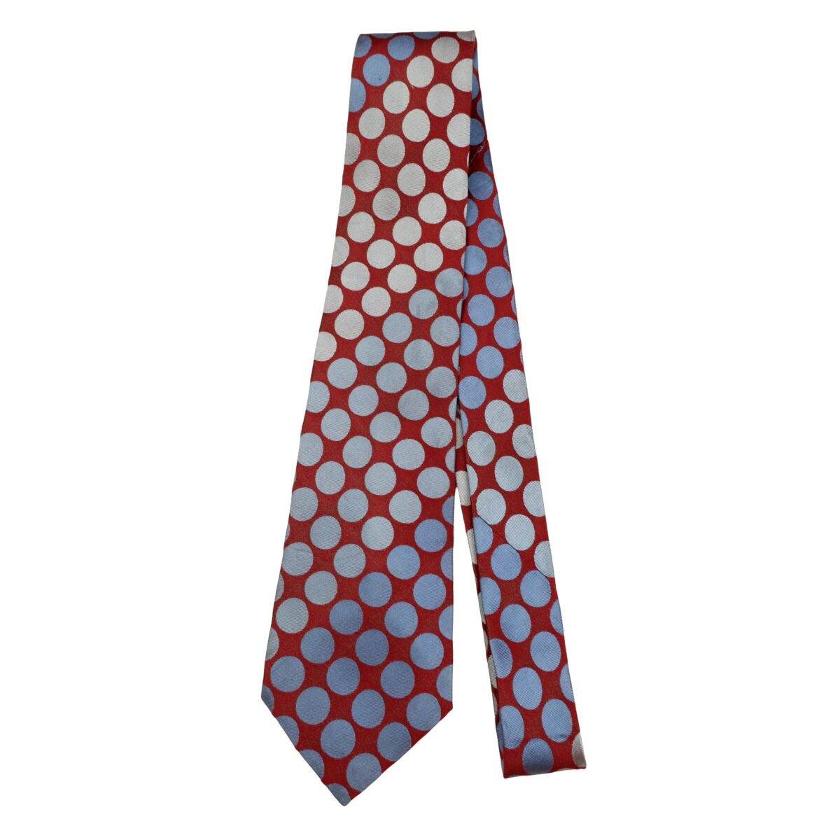 Paul Smith Tie Silk Red Dot Pattern (US Import Tax Included) | mesabb clothing Paul Smith Tie Silk Red Dot Pattern (US Import Tax Included) มุมที่ 5