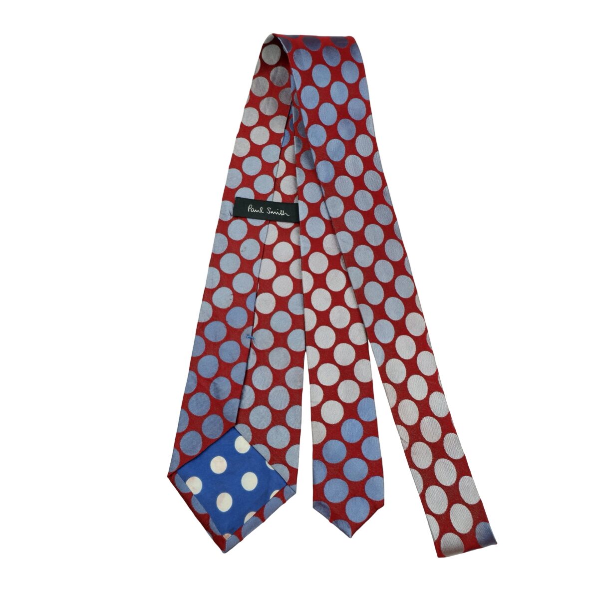 Paul Smith Tie Silk Red Dot Pattern (US Import Tax Included) | mesabb clothing Paul Smith Tie Silk Red Dot Pattern (US Import Tax Included) มุมที่ 7