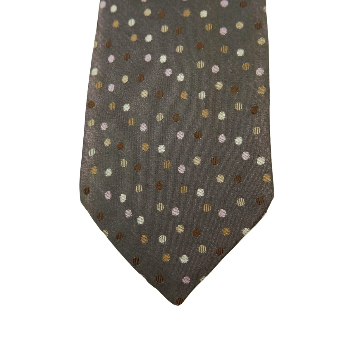 a16541 6 Paul Smith Tie Silk Gray Dot Pattern Japan (US Import Tax Included) มุมที่ 6