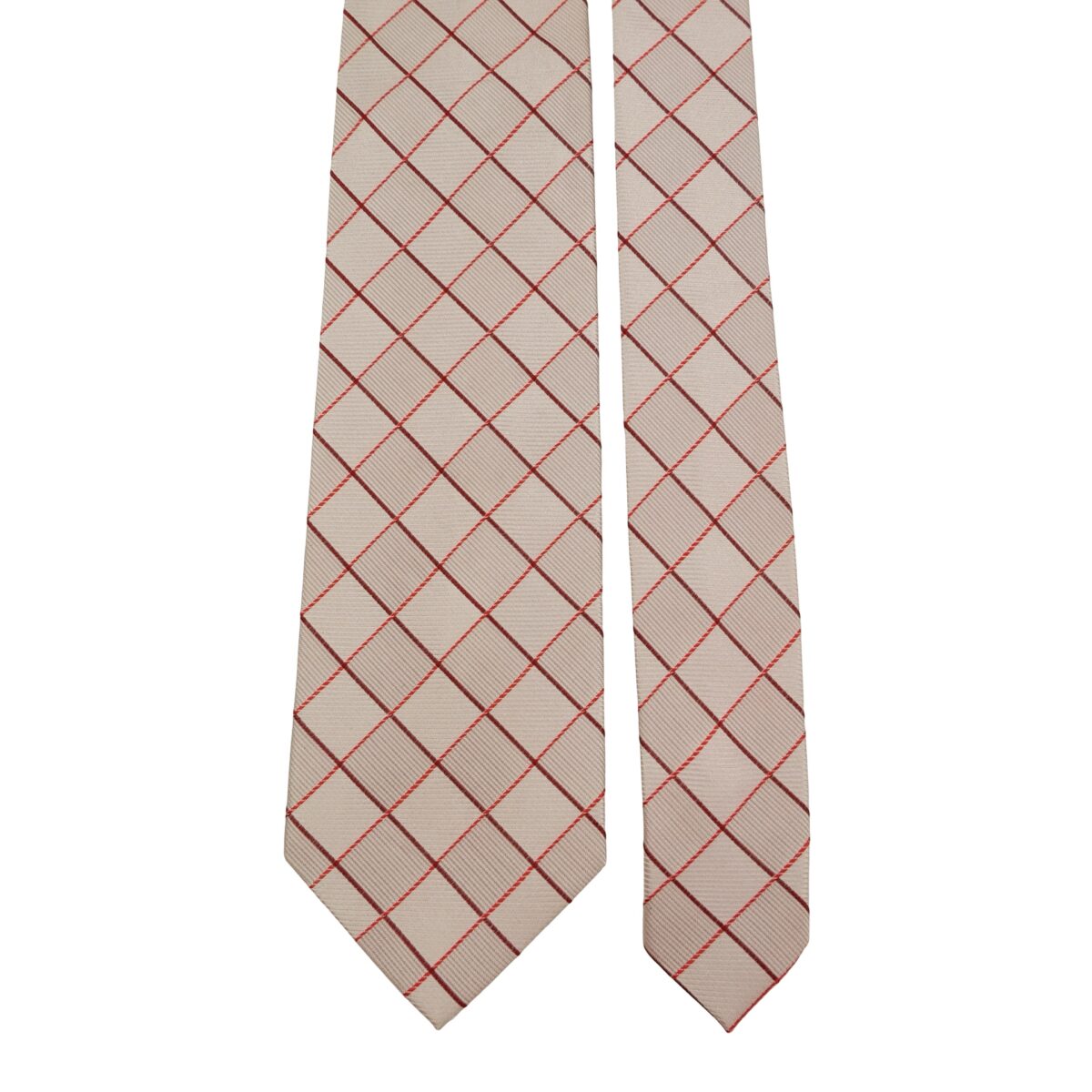 a16545 3 Brick House Tie Silk Pink Check China (US Import Tax Included) มุมที่ 3