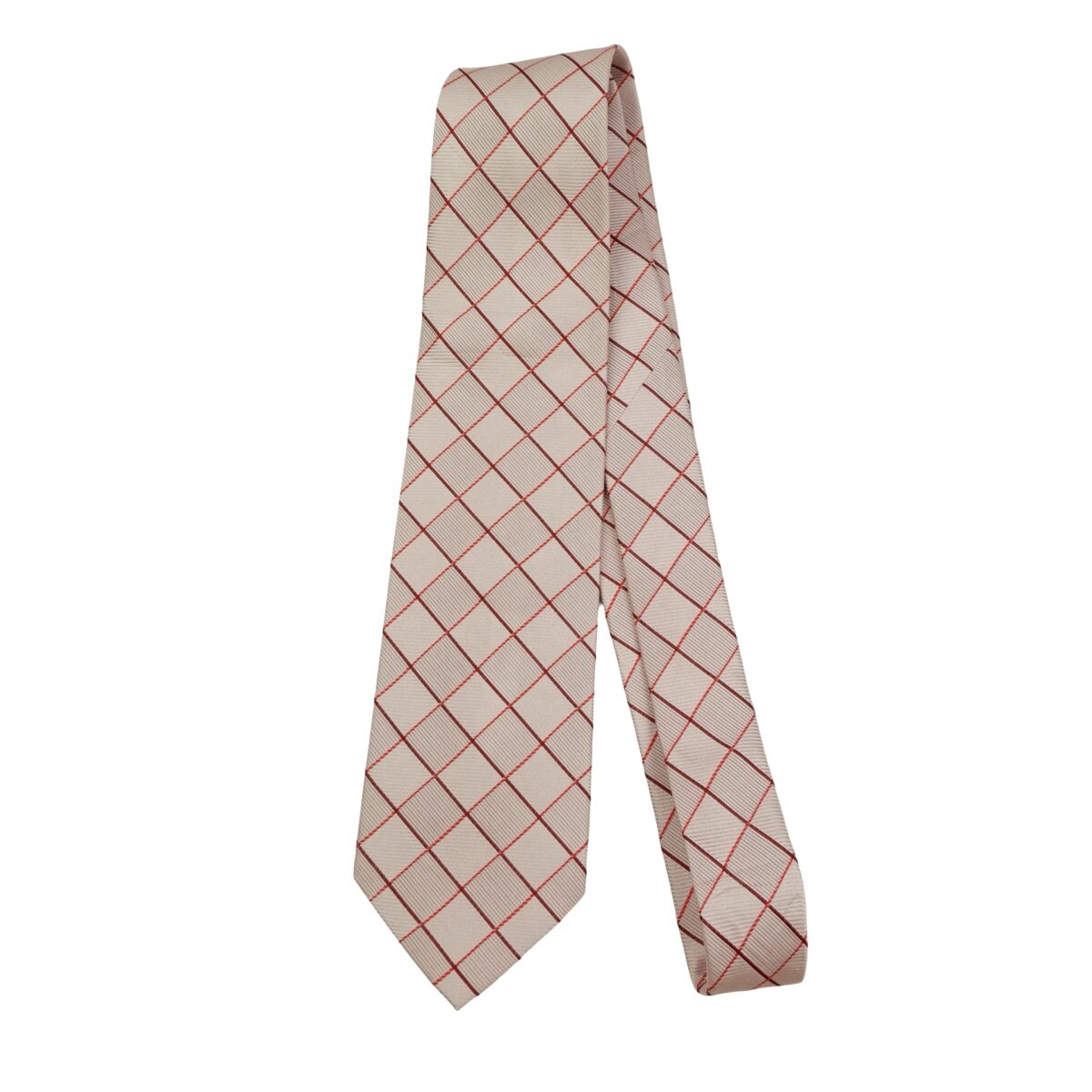 a16545 5 Brick House Tie Silk Pink Check China (US Import Tax Included) มุมที่ 5