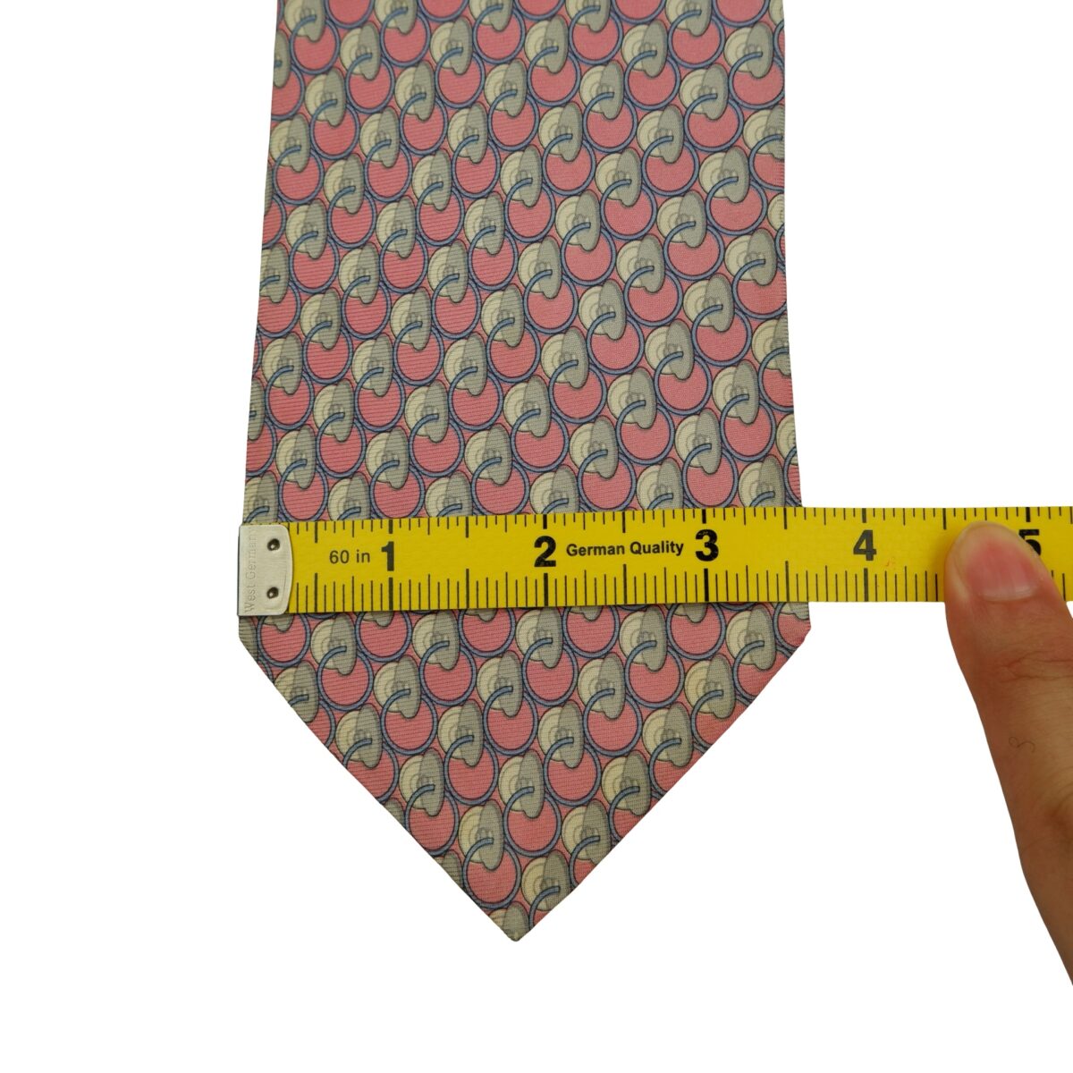 a16549 12 Dunhill Tie Silk Pink Micro Pattern Italy (US Import Tax Included) มุมที่ 12