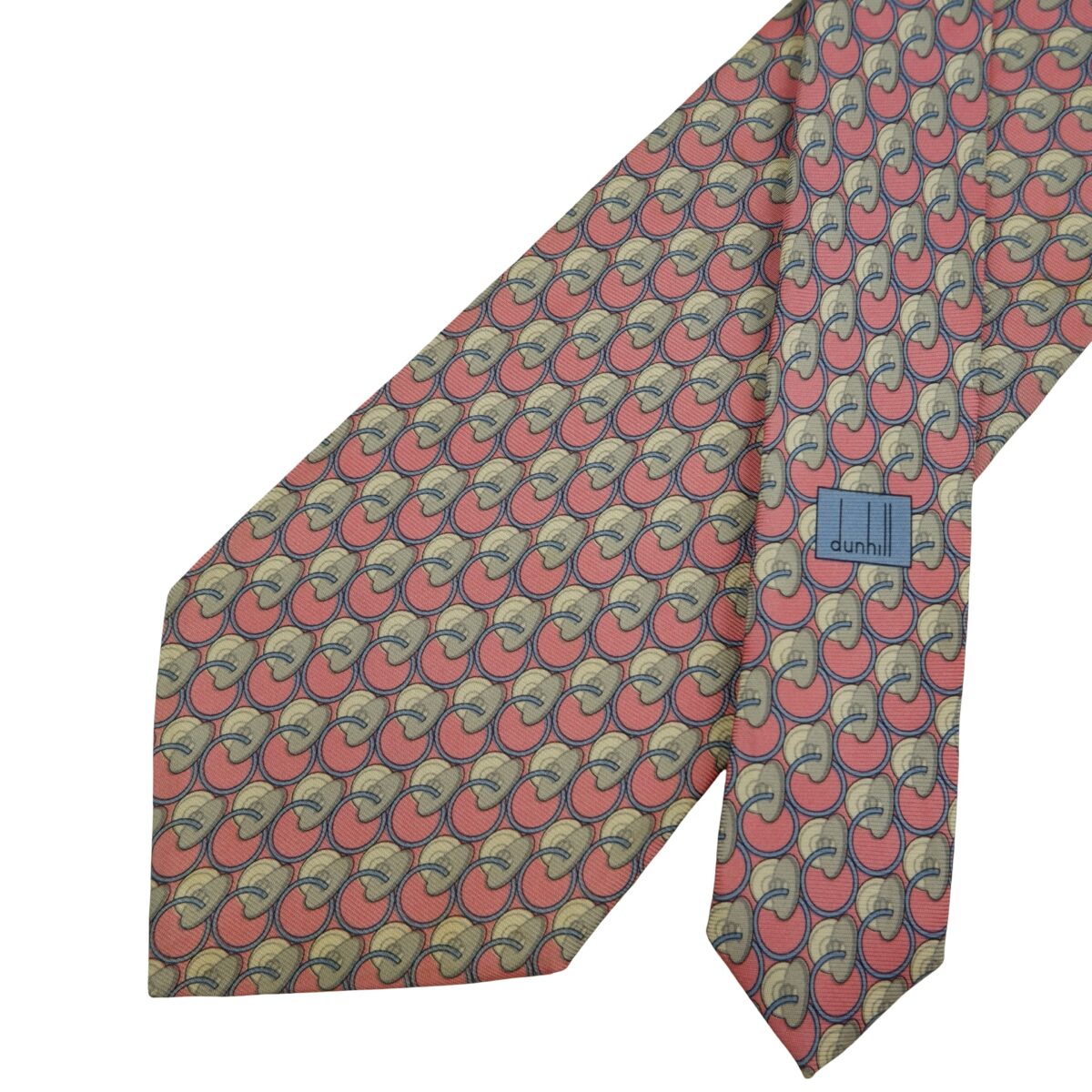 a16549 2 Dunhill Tie Silk Pink Micro Pattern Italy (US Import Tax Included) มุมที่ 2
