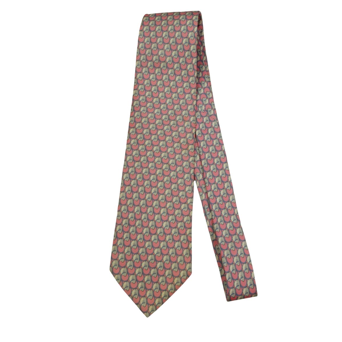 a16549 5 Dunhill Tie Silk Pink Micro Pattern Italy (US Import Tax Included) มุมที่ 5