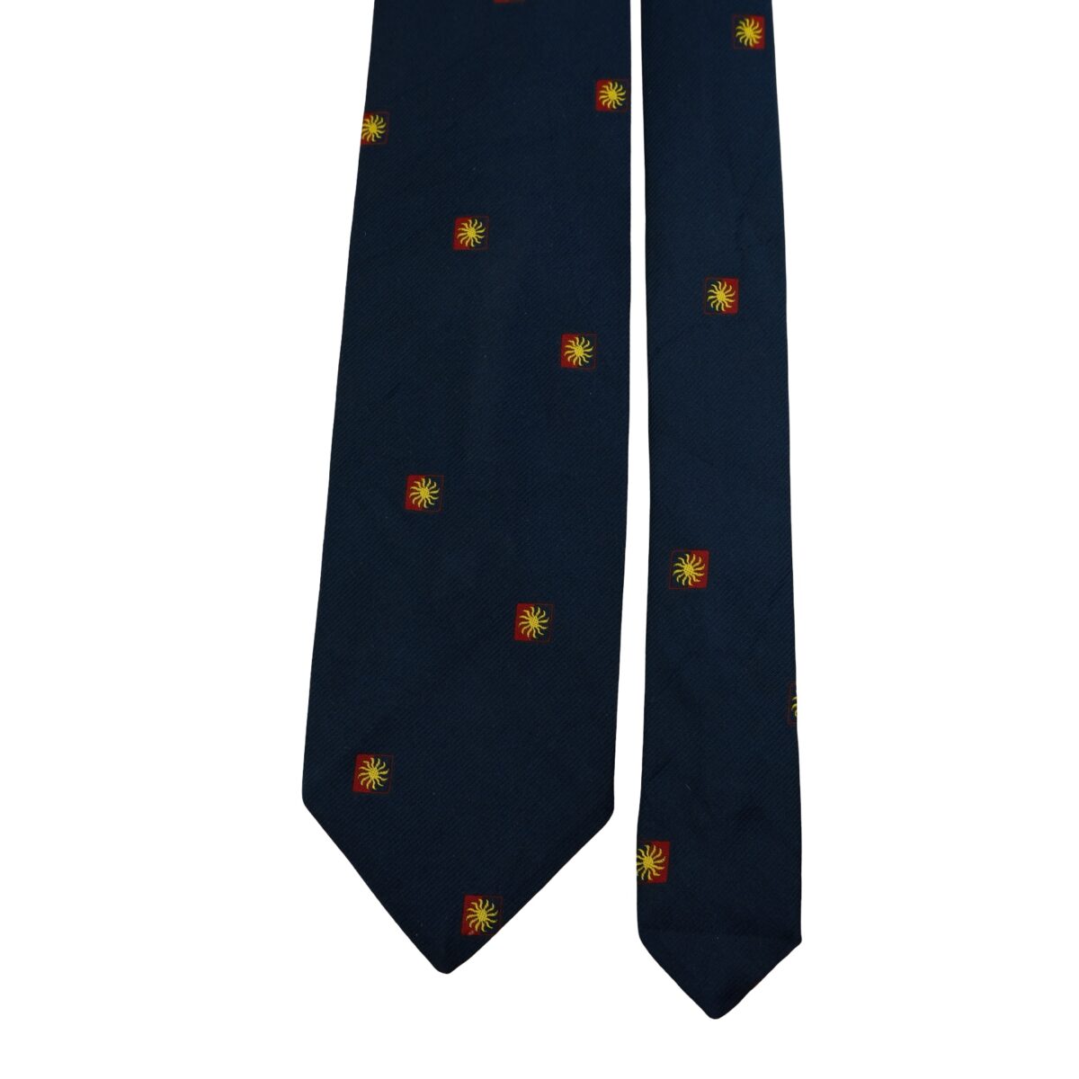 a16551 3 Givenchy Tie Silk PE Navy Logo Pattern (US Import Tax Included) มุมที่ 3