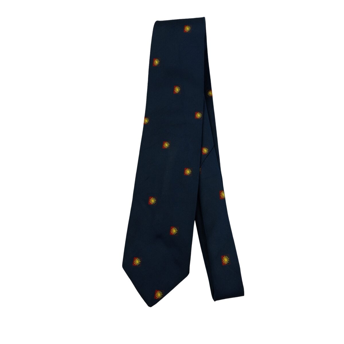 a16551 5 Givenchy Tie Silk PE Navy Logo Pattern (US Import Tax Included) มุมที่ 5