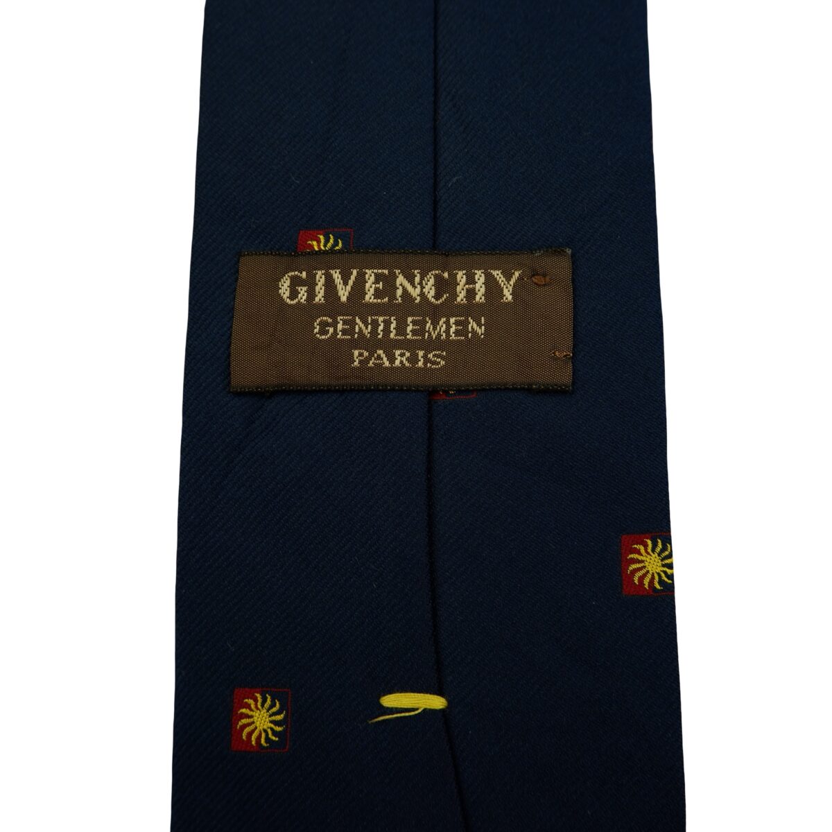 a16551 9 Givenchy Tie Silk PE Navy Logo Pattern (US Import Tax Included) มุมที่ 9