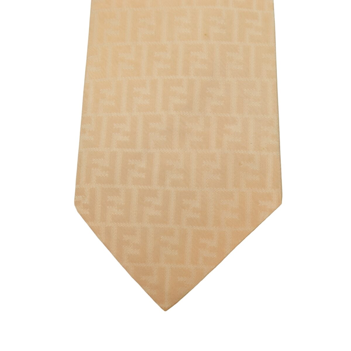 a16577 6 Fendi Tie Silk Light Pink Zucca Pattern Italy (US Import Tax Included) มุมที่ 6