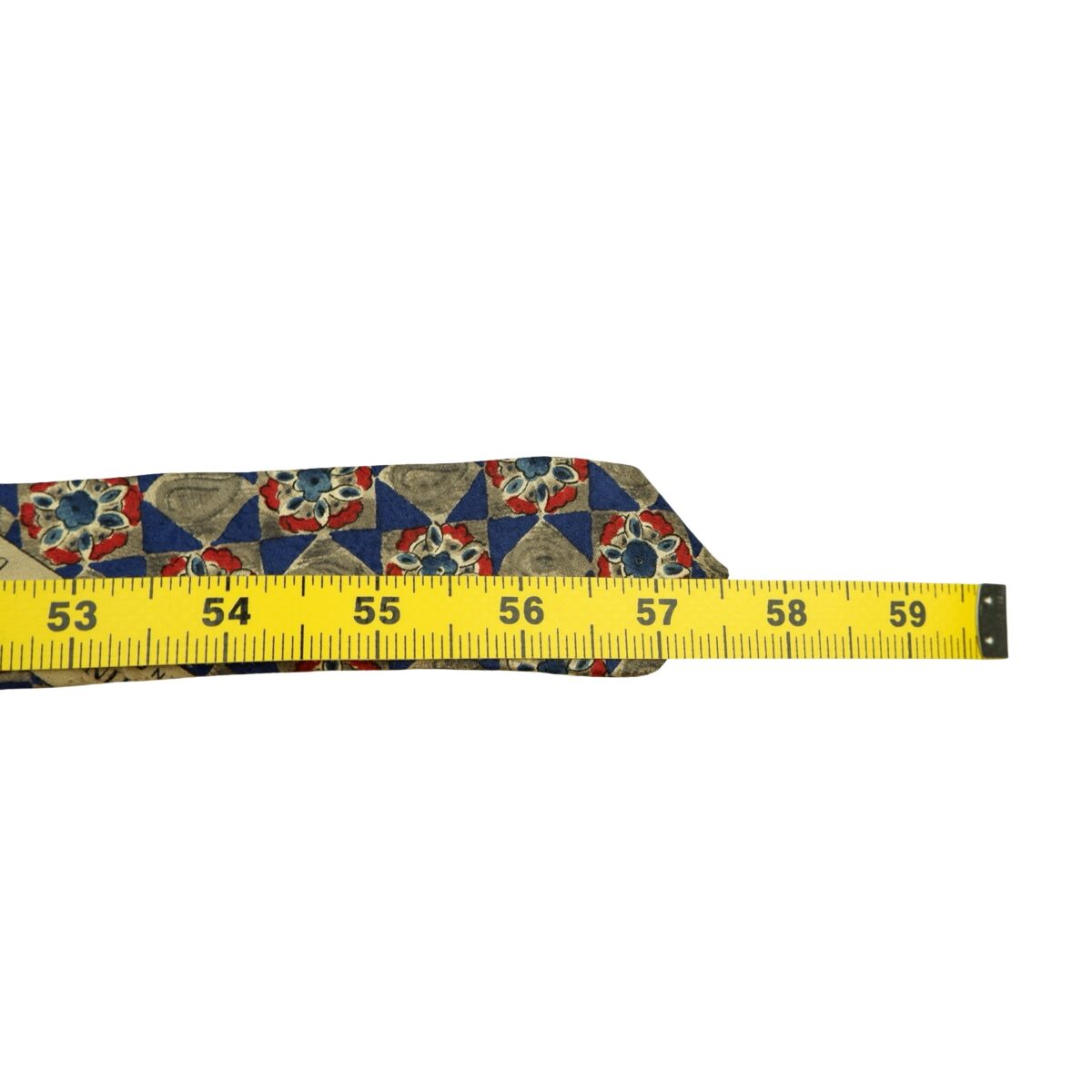 a16590 13 Valentino Tie Silk Gray Navy Geometric Italy (US Import Tax Included) มุมที่ 13