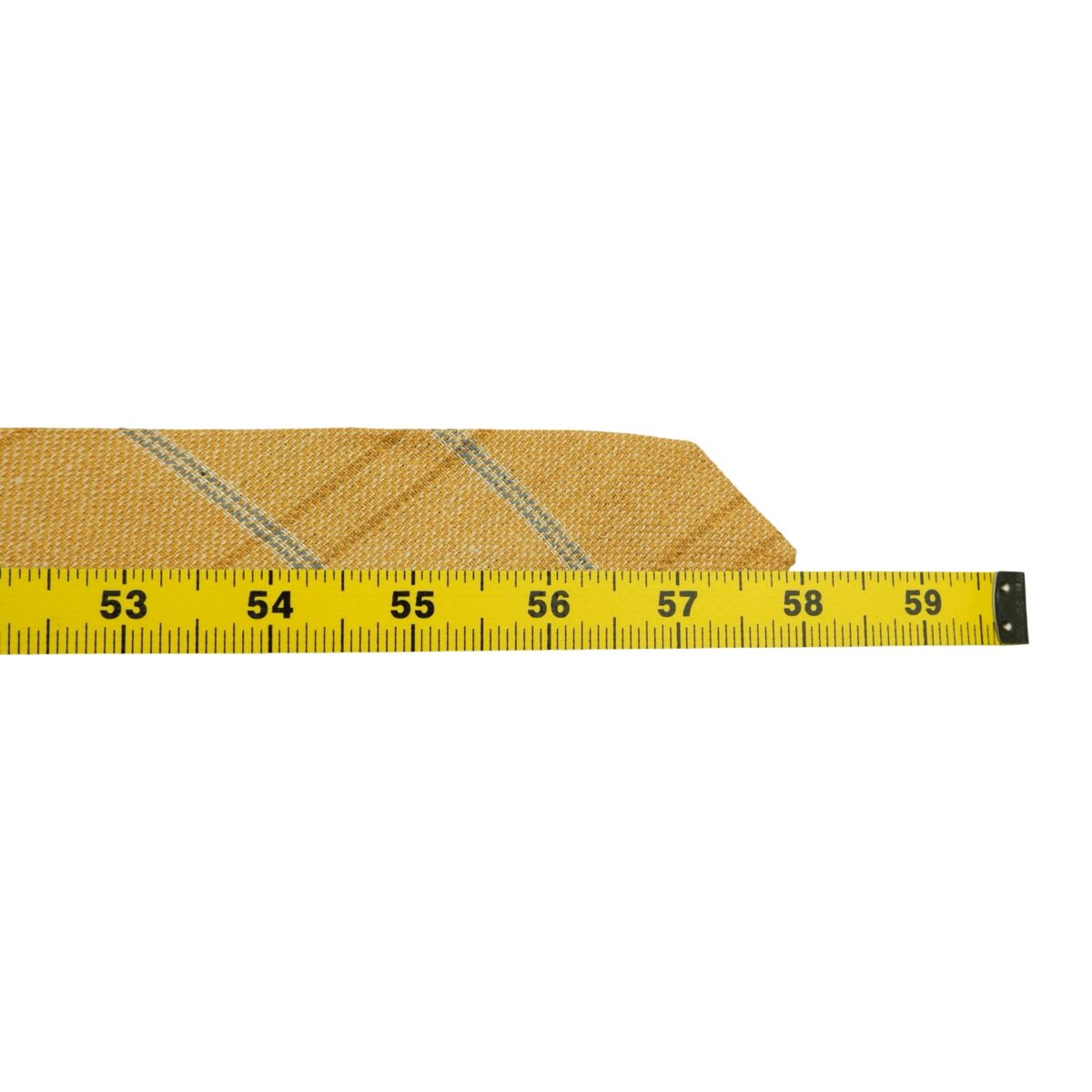 a16600 13 Burberry Tie Silk Linen Brown Check England (US Import Tax Included) มุมที่ 13