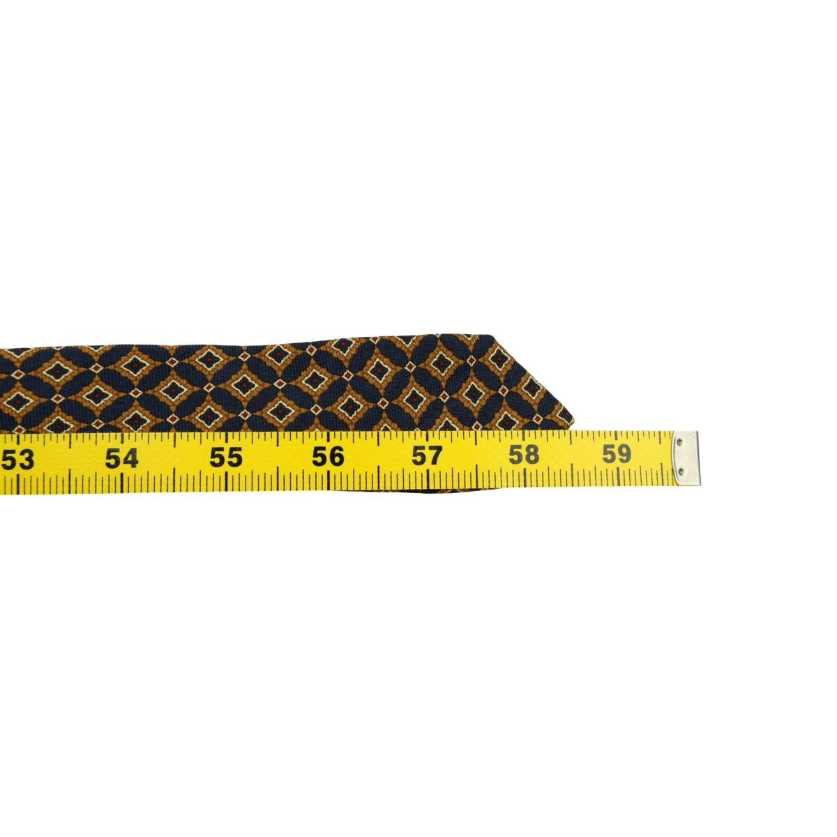 Pierre Cardin Tie Silk Dark Navy Geometric Italy (US Import Tax Included) | mesabb clothing Pierre Cardin Tie Silk Dark Navy Geometric Italy (US Import Tax Included) มุมที่ 11