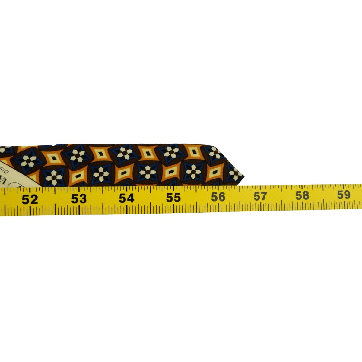 Valentino Tie Silk Brown Geometric Italy (US Import Tax Included) | mesabb clothing Valentino Tie Silk Brown Geometric Italy (US Import Tax Included) มุมที่ 14