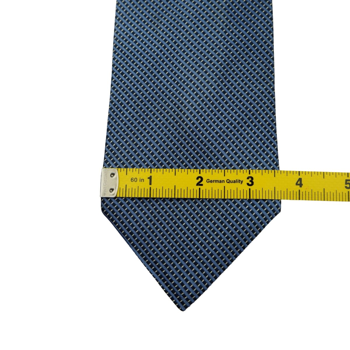 a16623 10 Brooks Brothers Tie Silk Blue Italy (US Import Tax Included) มุมที่ 10