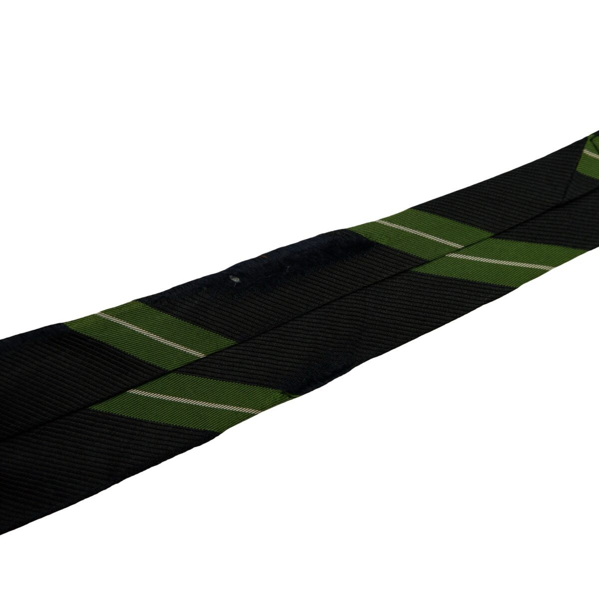 Comme Des Garcons Tie Silk Black Stripe Japan (US Import Tax Included) | mesabb clothing Comme Des Garcons Tie Silk Black Stripe Japan (US Import Tax Included) มุมที่ 12