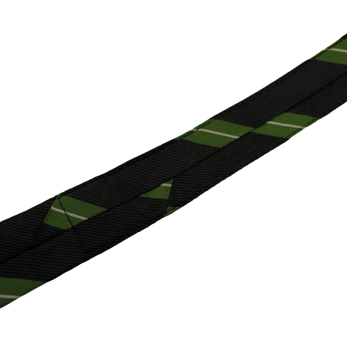 Comme Des Garcons Tie Silk Black Stripe Japan (US Import Tax Included) | mesabb clothing Comme Des Garcons Tie Silk Black Stripe Japan (US Import Tax Included) มุมที่ 13