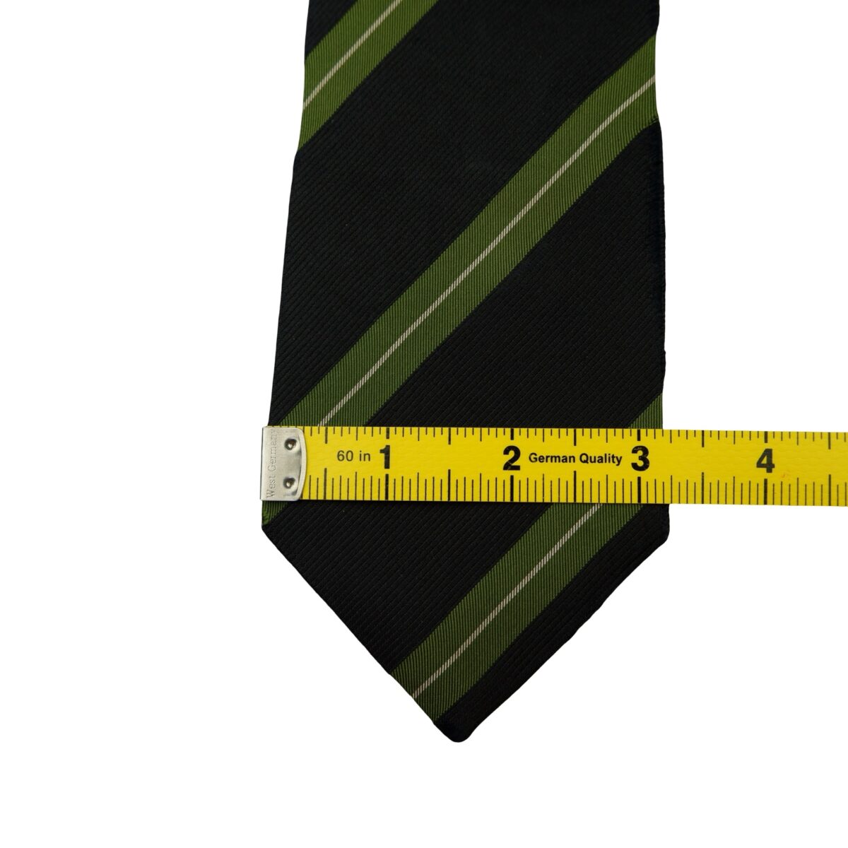 Comme Des Garcons Tie Silk Black Stripe Japan (US Import Tax Included) | mesabb clothing Comme Des Garcons Tie Silk Black Stripe Japan (US Import Tax Included) มุมที่ 14