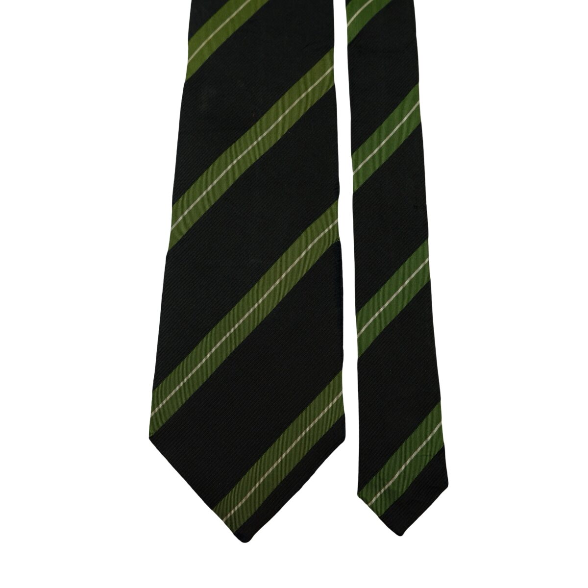 Comme Des Garcons Tie Silk Black Stripe Japan (US Import Tax Included) | mesabb clothing Comme Des Garcons Tie Silk Black Stripe Japan (US Import Tax Included) มุมที่ 3