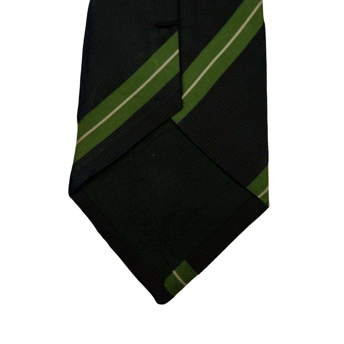 Comme Des Garcons Tie Silk Black Stripe Japan (US Import Tax Included) | mesabb clothing Comme Des Garcons Tie Silk Black Stripe Japan (US Import Tax Included) มุมที่ 8