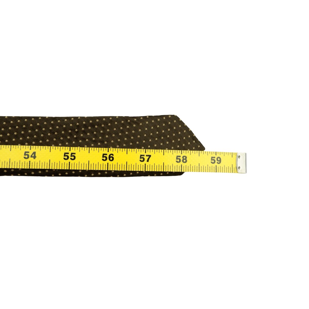 a16628 13 Armani Collezioni Tie Silk Brown Dot Pattern Italy (US Import Tax Included) มุมที่ 13
