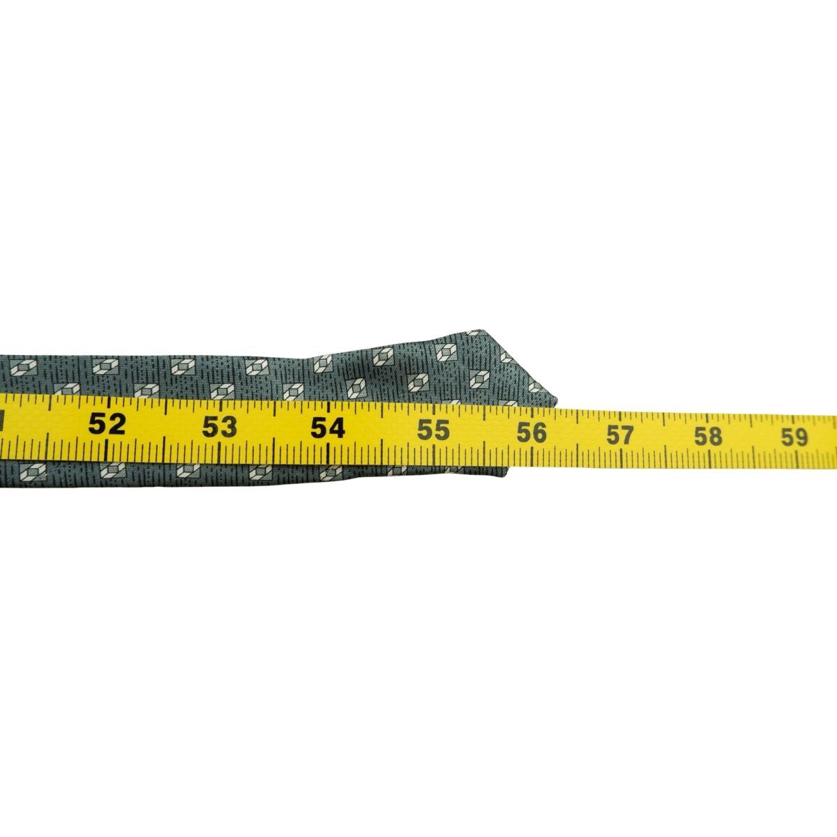 a16637 13 Unbrand Tie Silk Gray Geometric (US Import Tax Included) มุมที่ 13