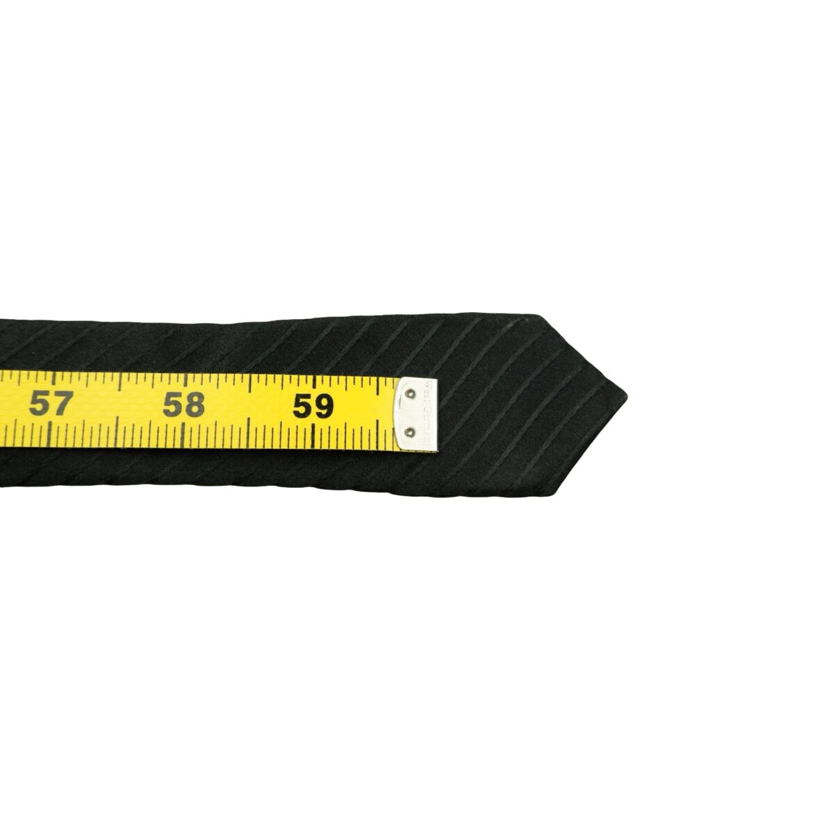 a16640 14 Pierre Cardin Tie Silk Black Stripe China (US Import Tax Included) มุมที่ 14
