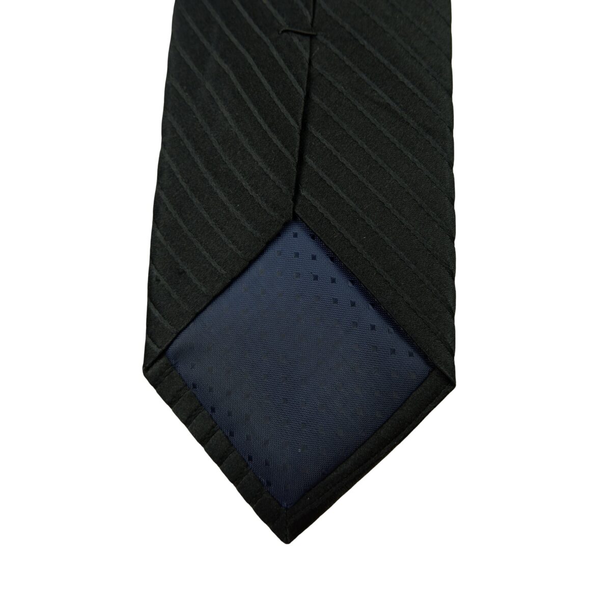 a16640 8 Pierre Cardin Tie Silk Black Stripe China (US Import Tax Included) มุมที่ 8
