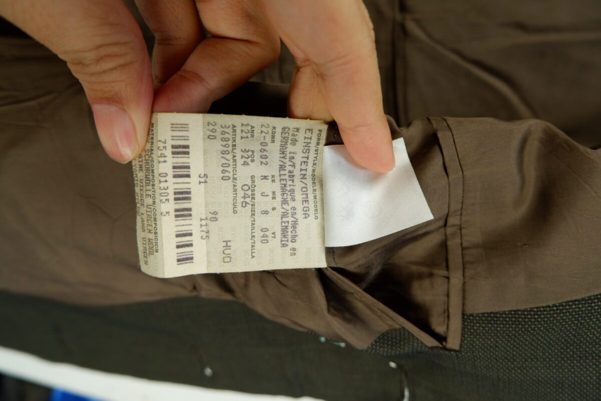 Used Hugo Boss Suit Chest 41 Wool Olive Green Germany (US Import Tax Included) | mesabb clothing a15047 6.jpeg