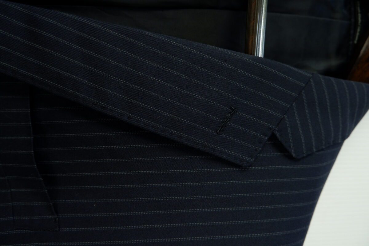 Used Green Label Relaxing Suit Chest 40 Wool PET Black Japan (US Import Tax Included) | mesabb clothing a15058 7.jpeg