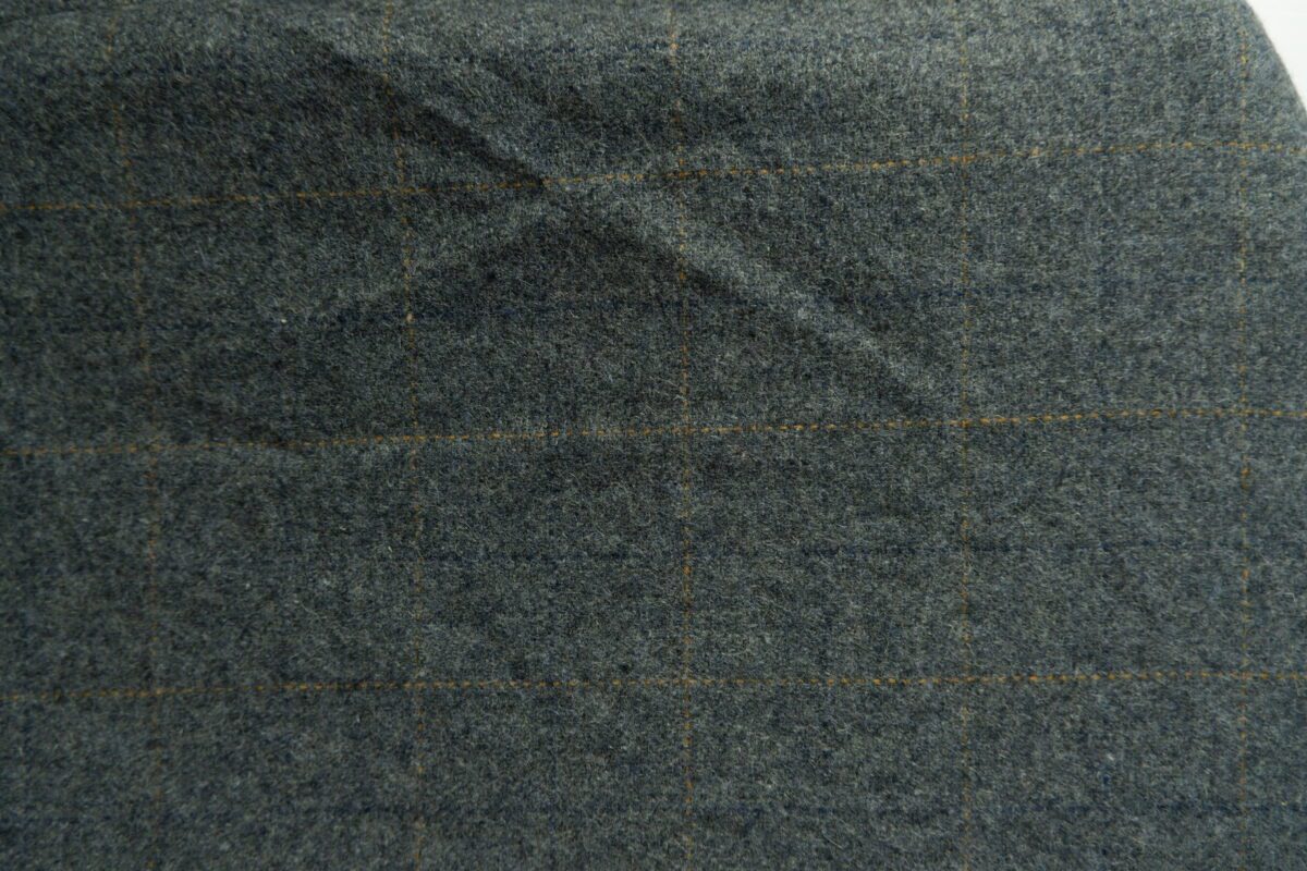 Used Suit Chest 44 Wool PET Acrylic Nylon Grey Windowpane Japan (US Import Tax Included) | mesabb clothing a15085 7.jpeg