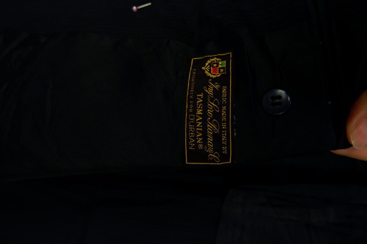 Used Loro Piana Suit Chest 42 Wool Black Japan (US Import Tax Included) | mesabb clothing a15135 6.jpeg