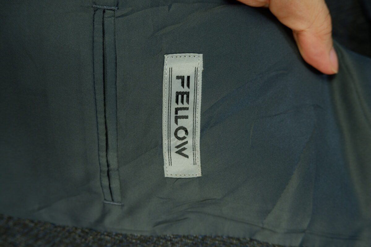 Used Suit Chest 44 Wool Black Dark Grey Charcoal Japan (US Import Tax Included) | mesabb clothing a15179 5.jpeg